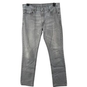 Levi's 511 Slim Fit Jeans‎ Men's W36 L32 Gray Denim Pants
